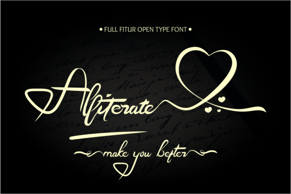Alliterate: Elegant Handwritten Font for Designers