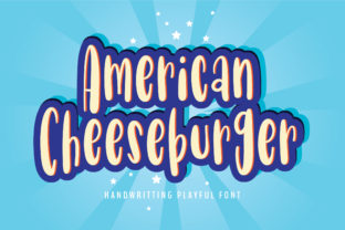 AmericanCheeseburger Font: Cheerful Handwritten Typeface for Warm Branding
