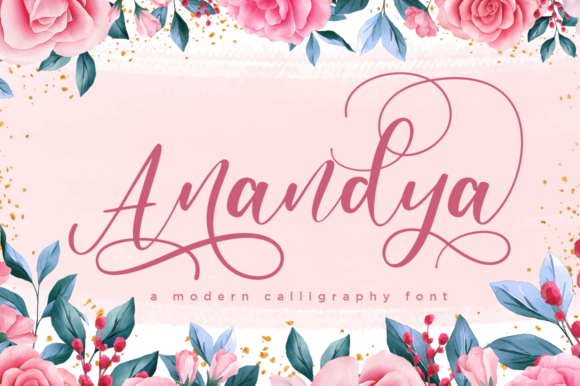 Anandya: A Flowing Handwritten Font for Timeless Brand Identity