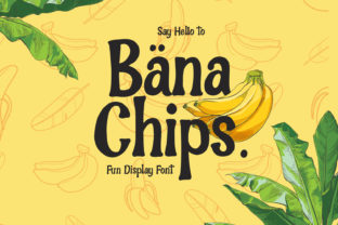 Bana Chips: A Script Handwritten Font for Elegant Editorial Design