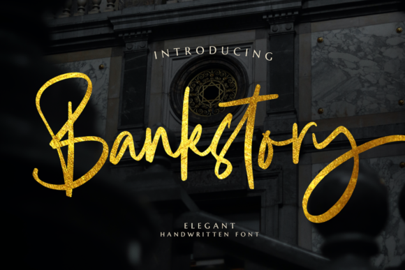 Bankstory: A Timeless Script Font for Editorial Design