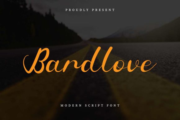 Bardlove Script Handwritten Font for Elegant Branding