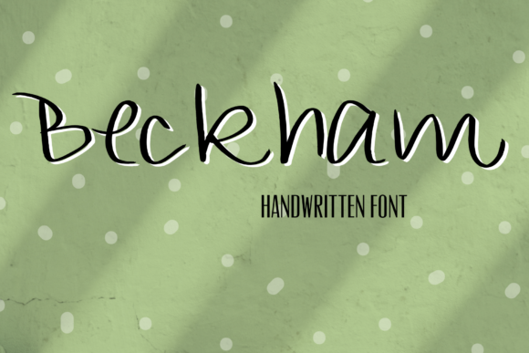 Beckham: A Delicate Script Font for Modern Web Design
