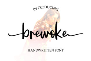 Brewoke: A Bold Script Handwritten Font for Warm Editorial Identity