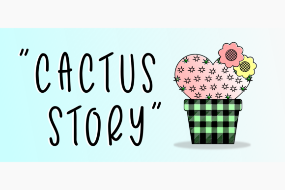 Cactus Story: A Script Handwritten Font for Creative Web Design