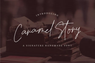 Caramel Story Font for Modern Branding and Wedding Design