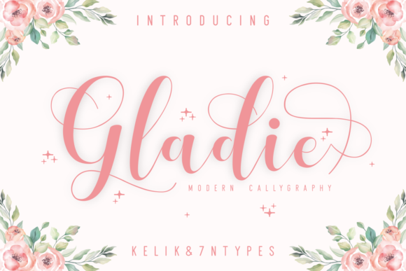 Gladie: A Script Handwritten Font for Elegant Digital Branding