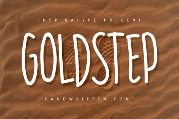 Goldstep: A Tall Lettered Script Handwritten Font for Makers