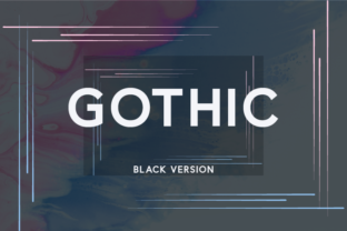 Gothic Black: A Modern Sans Serif Font for Polished Branding