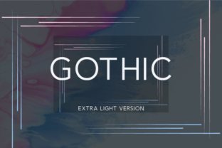 Gothic Extra Light: A Modern Sans Serif Font for Elegant Branding