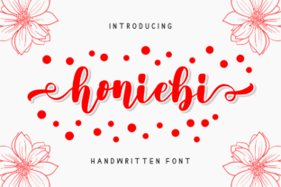 Honiebi Script Handwritten Font for Crafters & Sellers