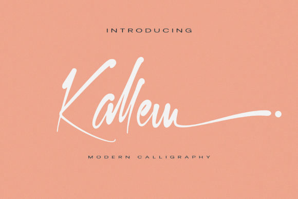 Kallem: A Premium Script Handwritten Font for Brand Elegance