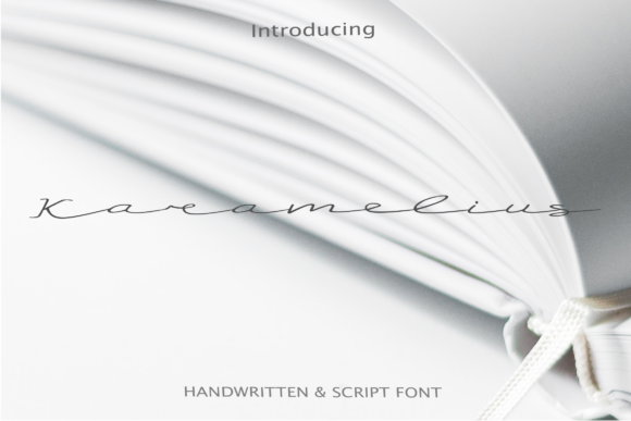Karamelius: An Elegant Script Handwritten Font for Brand Identity