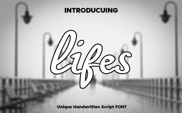 Lifes: A Flowing Handwritten Font for Scroll-Stopping Brand Content