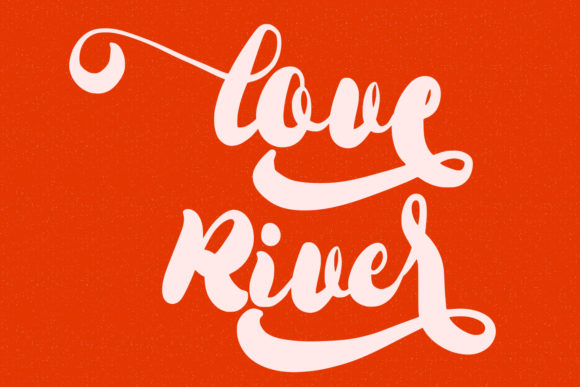 Love River: A Thick Lettered Script Handwritten Font for Elegant Branding