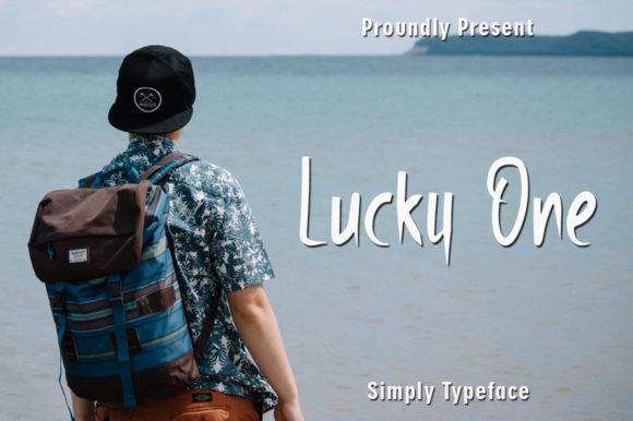 Lucky One: A Script Handwritten Font for Creative Makers