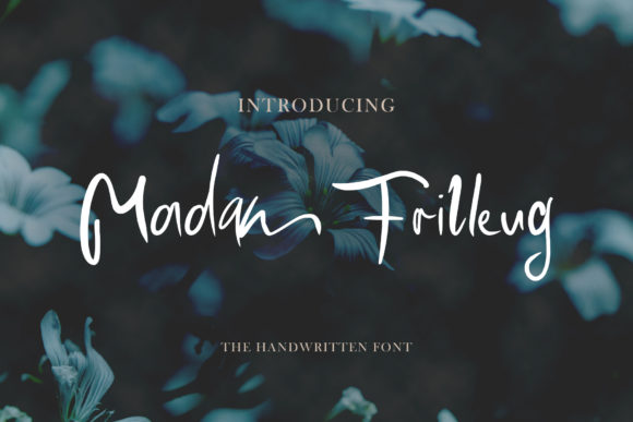 Madam Frilleug: A Delicate Script Handwritten Font for Elegant Web Design