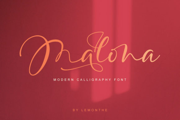 Malona: A Script Handwritten Font for Timeless Editorial Elegance