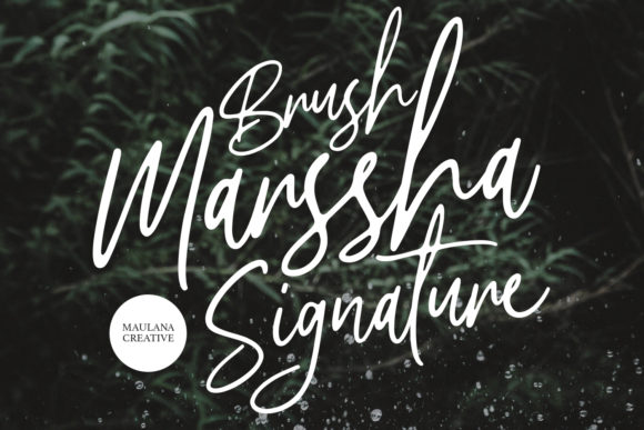 Marssha: A Script Handwritten Font with Quiet Confidence