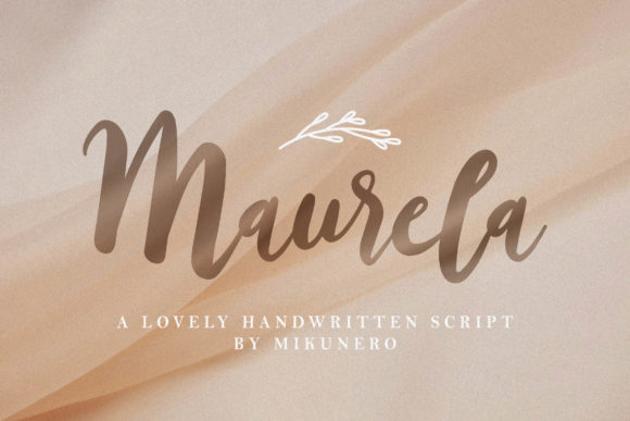 Maurela: An Elegant Script Handwritten Font for Editorial Design
