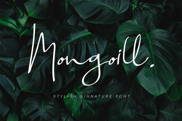 Mongoill: A Relaxed Script Handwritten Font for Thoughtful Design
