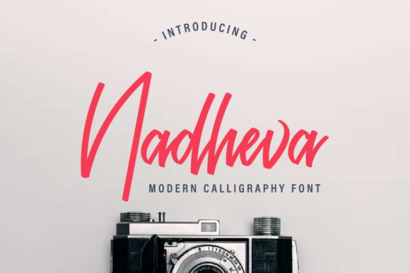 Nadheva: A Delicate Script Handwritten Font for Timeless Branding