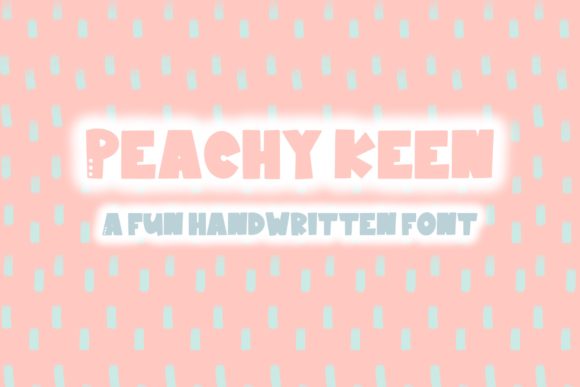 Peachy Keen: A Versatile Script Font for Editorial Design