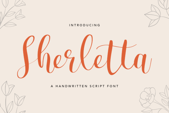 Sherletta: A Distinct Script Handwritten Font for Digital Branding
