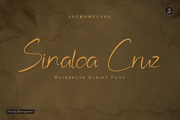 Sinaloa Cruz: A Script Handwritten Font for Elegant Editorial Moments