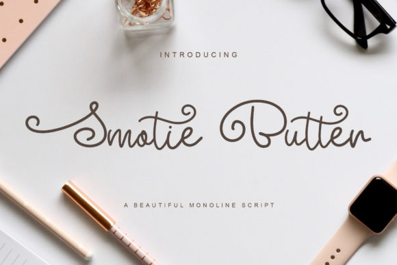 Smotie Butter: A Delicate Script Handwritten Font for Campaign Clarity