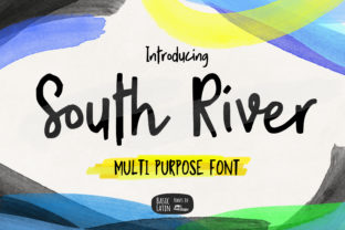 South River Script Handwritten Font for Makers
