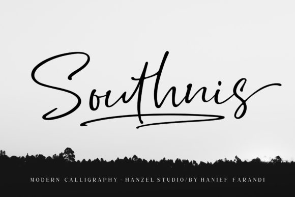 Southnis Font: A Flowing Handwritten Typeface for Makers