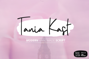 Tania Kast: A Script Handwritten Font for Warm, Inviting Editorial Design