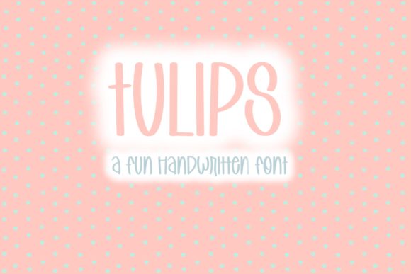Tulips: A Handwritten Font for Creative Web Design